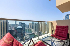 Marco Polo - Chic 1BR in Marina Hub, Expansive Balcony